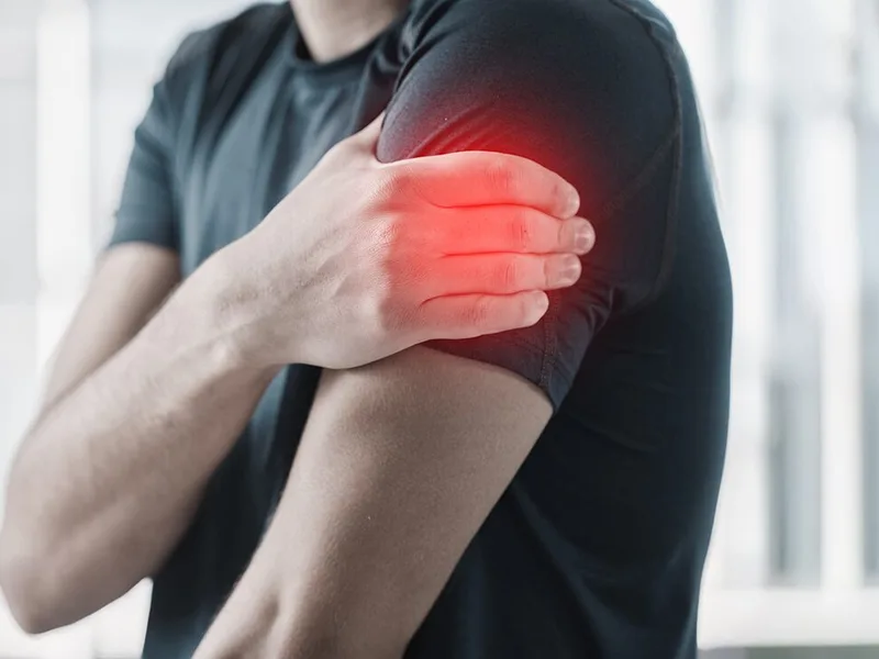 Wellness Revolution treating arm pain in Evanston