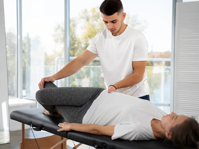 Wellness Revolution treating hip pain in Evanston